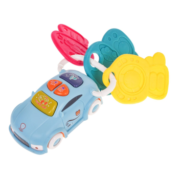 Interaktywne Autko z 3 Gryzakami dla dzieci 12m+ Dźwięki + Światła + Pomoc w ząbkowaniu